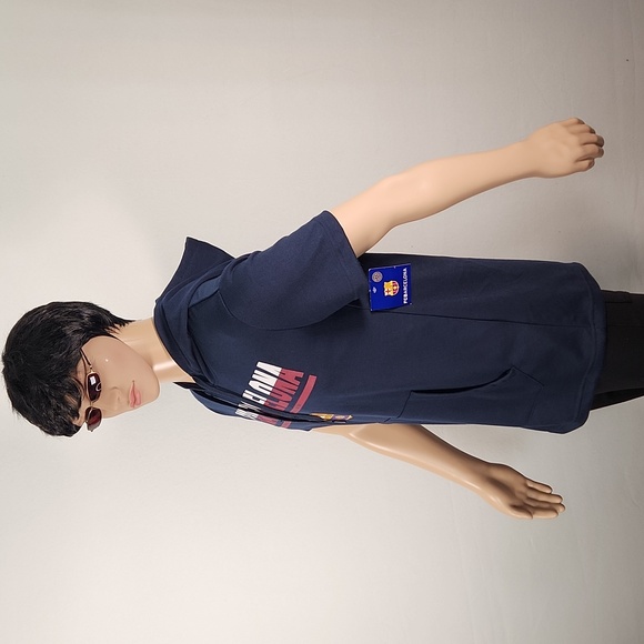 NWT FCBARCELONA short sleeved hoodie size M - Picture 14 of 17